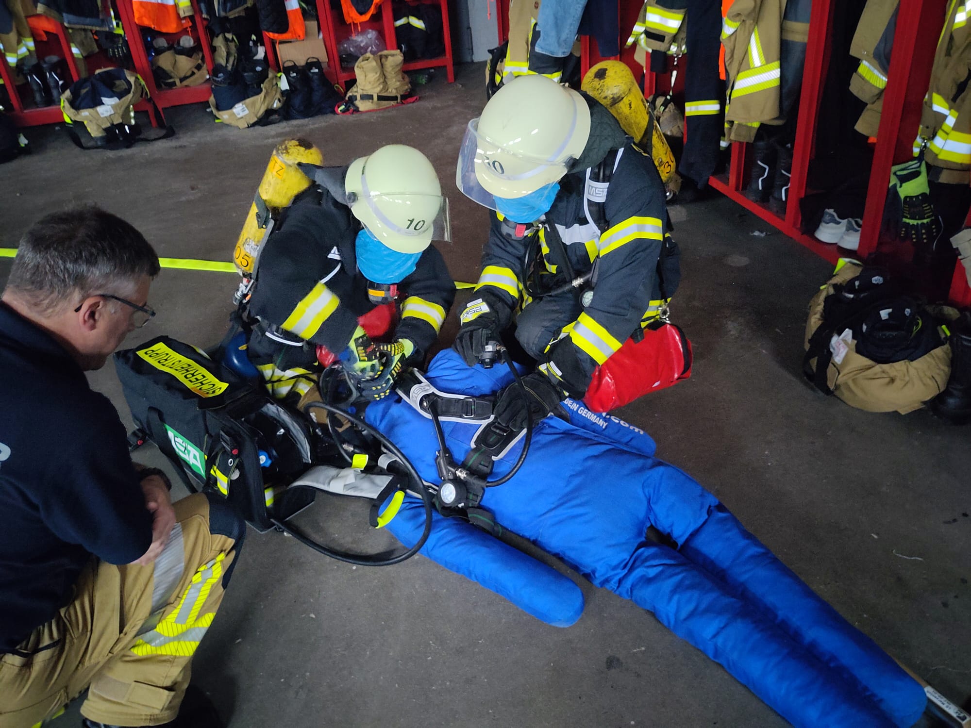 Ausbildung bei der Feuerwehr Merzenich